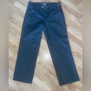 GOLDSIGN  DIETRICH LOW RISE VINTAGE WOMENS DENIM WIDE LEG JEANS SIZE 30 USA